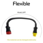Premium OBD2 16Pin Extension Cable - Male to Female Diagnostic Connector 41CM - Image 3