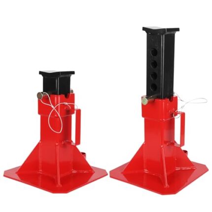 22-Ton Pin Type Jack Stands, 22 Ton (44,000 Lb) Capacity, Heavy Duty Steel Jack Stands with Quick-Release Pin, 11-18" Adjustable Height,for Trucks/RV/SUV, Professional Auto Repair