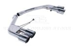 Porsche Macan Exhaust System 4" Quad Tips Muffler Delete 2015+ - Image 9