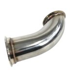 3" Stainless Steel V-Band Turbo Exhaust Elbow 90 Degree Performance Adapter Flange - Image 2