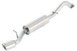 BORLA 11795 Axle-Back Performance Exhaust System for 2009-2013 Toyota Corolla S & XRS 1.8L/ 2.4L 4 Cyl. T-304 Stainless Steel S-Type Single Right Rear Exit Single 4.25"x3.5" Oval Polished T-304 SS Tip