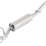BORLA 11795 Axle-Back Performance Exhaust System for 2009-2013 Toyota Corolla S & XRS 1.8L/ 2.4L 4 Cyl. T-304 Stainless Steel S-Type Single Right Rear Exit Single 4.25"x3.5" Oval Polished T-304 SS Tip