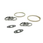 Front Rear Twin Turbocharger Gaskets Ring Kit for BMW N54 135i 335i 535i xDrive 3.0L