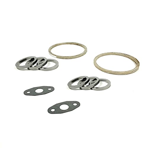 Front Rear Twin Turbocharger Gaskets Ring Kit for BMW N54 Front Rear Twin Turbocharger Gaskets Ring Kit for BMW N54 135i 335i 535i xDrive 3.0L