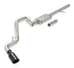 Flowmaster 717857 FlowFX Cat-Back Exhaust Kit 3 Inch 409 Stainless Steel 4.5 Inch Black Ceramic Stainless Steel Tips Compatible with 2014-2019 Classic Body Chevy Silverado GMC Sierra 1500 4.3L 5.3L