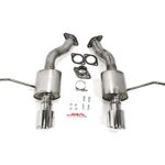 JBA 40-1538 Stainless Steel Exhaust System (2.5" 2011-17 Dodge Durango 5.7L Hemi/3.6L V6 Axle Back Exhaust), 1 Pack