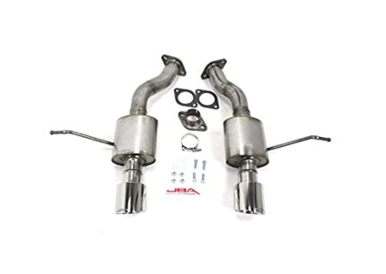 JBA 40-1538 Stainless Steel Exhaust System (2.5" 2011-17 Dodge Durango 5.7L Hemi/3.6L V6 Axle Back Exhaust), 1 Pack