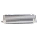 High-Performance Universal Turbo Intercooler 2.5" Inlet Silver Aluminum Charge Cooler - Image 6