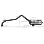 ZXTDR 32mm Exhaust Muffler for 90cc-125cc ATV Dirt Bike Go Kart - Image 2