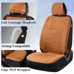 Durable Canvas Car Seat Covers: Protect Seats from Kids & Dogs, Universal Fit SUV Truck - Image 7