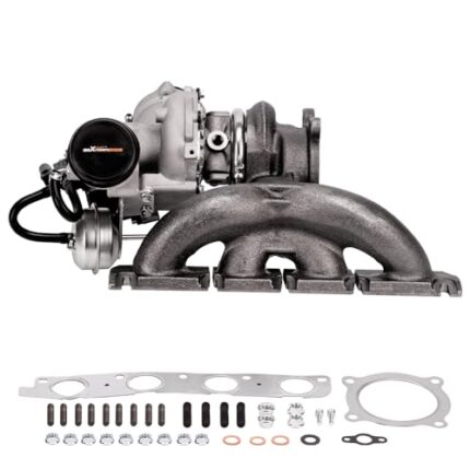 maXpeedingrods K03 Turbo Turbocharger Kit for 2009-2017 Audi A4 A5 A6 Quattro allroad Q5 L4 2.0L with CDNB CDNC CAEA CAEB CFKA Engine, for Volkswagen Passat Seat Exeo, 06H145702L, Basic PVL Series