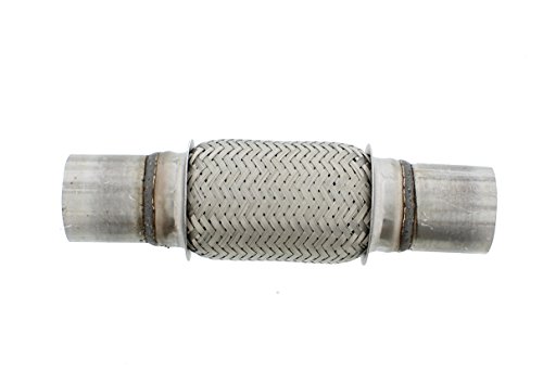 Jones Exhaust FLX2006N Stainless Steel Flex Exhaust Tube, 2" x Jones Exhaust FLX2006N Stainless Steel Flex Exhaust Tube, 2" x 6", 10"