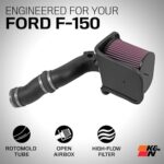 K&N Cold Air Intake Kit 2003-2007 Ford F250 F350 Performance Boost - Image 2