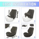 Cooling Car Seat Covers: Breathable Mesh, Anti-Sweat Front Seat Protectors - Image 6