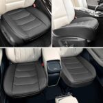 BOPUOVRE PU Leather Car Seat Cover Universal Fit Anti-Slip Black - Image 2