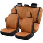Durable Canvas Car Seat Covers: Protect Seats from Kids & Dogs, Universal Fit SUV Truck - Image 8