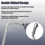 4Pack 8" Universal 90° Exhaust Hanger Rod Weld Bracket Kit - Image 3