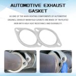 Hirificing 2PCS 2in Exhaust Flange Gasket Kit High Temp Seal Turbo - Image 4