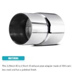2.25 to 2.5 Inch Exhaust Pipe Adapter 304 Stainless Steel - Image 6