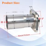 Stainless Steel Exhaust Adapter 2.5" to 3" Universal Flange Upgrade Replacement - Image 2