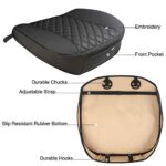 Black Panther Luxury Car Seat Covers: Diamond Embroidery, Universal Fit, Anti-Slip Protection - Image 2