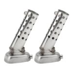 Motorcycle Exhaust Silencer, 2 pcs Universal Motorcycle Exhaust Pipe Baffle Muffler Insert Silencer for ATV Scooter Motorbike Motorcycle Muffler Pit Dirt Bike Exhaust Muffler Replacement