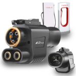 MUETUX Nacs Supercharger to CCS1 Charging Adapter, [Max 500A, 1000V] fit for Rivian,Ford,Mustang,GM EVs,Volvo,Polestar, NACS to CCS Adapter, Tesla Supercharger Adapter,fit for Tesla V1/V2/V3/V4 DC