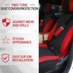Luxury Bling Crystal Car Accessories Set for Women, Leather Seat Cover & Wheel Decor - Image 2