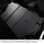 Toyota RAV4 Leather Seat Covers Black Custom Fit 2019-2025 Full Set Premium - Image 4