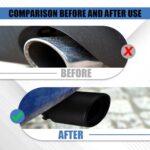 HEVLE Stainless Steel Black Exhaust Tip | Universal Fit | Chrome-Plated Trim - Image 5