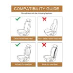 Pariitadin Red Baja Saddle Blanket Car Seat Covers Universal Fit
Washable Striped Woven Front Seat Protectors with Belt Pads - Image 6