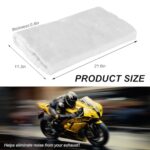 NYTKL Motorcycle Exhaust Muffler Mat 21.6x13.4 Heat Shield Wrap - Image 2