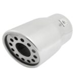 uxcell Car Universal 3" Inlet Exhaust Silencer Muffler Tip Fit 2-2.75inches Pipe