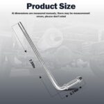 4Pack 8" Universal 90° Exhaust Hanger Rod Weld Bracket Kit - Image 5