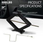 Heavy Duty 5000lb RV Stabilizer Scissor Jacks 24" Set of 2 - Image 2