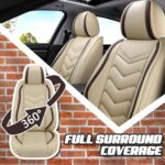 Toyota Highlander Leather Seat Covers | Premium Nappa Sport Beige 2001-2024 - Image 3