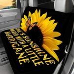 Sunflower Car Seat Covers Full Set Universal Fit Front Rear Auto SUV - Image 3
