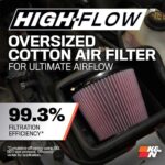 K&N Cold Air Intake Kit 2003-2007 Ford F250 F350 Performance Boost - Image 4