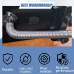 78" Stainless Steel Diesel Heater Exhaust Pipe 1" Vent Hose - Image 4