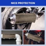 Titanium Pipe Shield 6x12 Exhaust Heat Shield 1350°F Protection - Image 4
