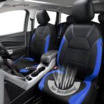 Toyota Corolla Seat Covers Full Set 2014-2019 Black Waterproof Protection - Image 3