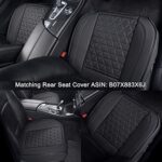 Premium Black Leather Car Seat Covers | Universal Fit | Anti-Slip Protection - Image 2