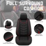 Toyota Camry Leather Seat Covers 2000-2025 | Sport Style Black Protector Set - Image 2