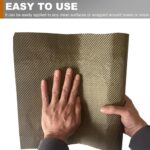 Titanium Exhaust Heat Shield 12x47 High Temp Thermal Barrier Grill Protection Mat - Image 7
