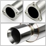 DNA MOTORING Stainless Steel Cat Back Exhaust for 92-00 Honda Civic - Image 3