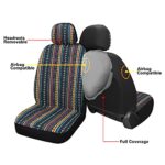 HAIYAOTIMES Universal Car Seat Covers: Breathable Saddle Blanket Protection Red/Blue - Image 5