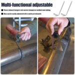 4Pack 8" Universal 90° Exhaust Hanger Rod Weld Bracket Kit - Image 4