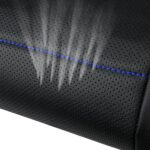 CAR PASS Leather Front Seat Covers Waterproof Black Blue Universal Fit Airbag Compatible - Image 7