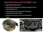 High-Temp Titanium Spark Plug Wire Heat Shield Sleeve for Cars & Trucks - Image 3