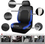 Toyota Corolla Seat Covers Full Set 2014-2019 Black Waterproof Protection - Image 2